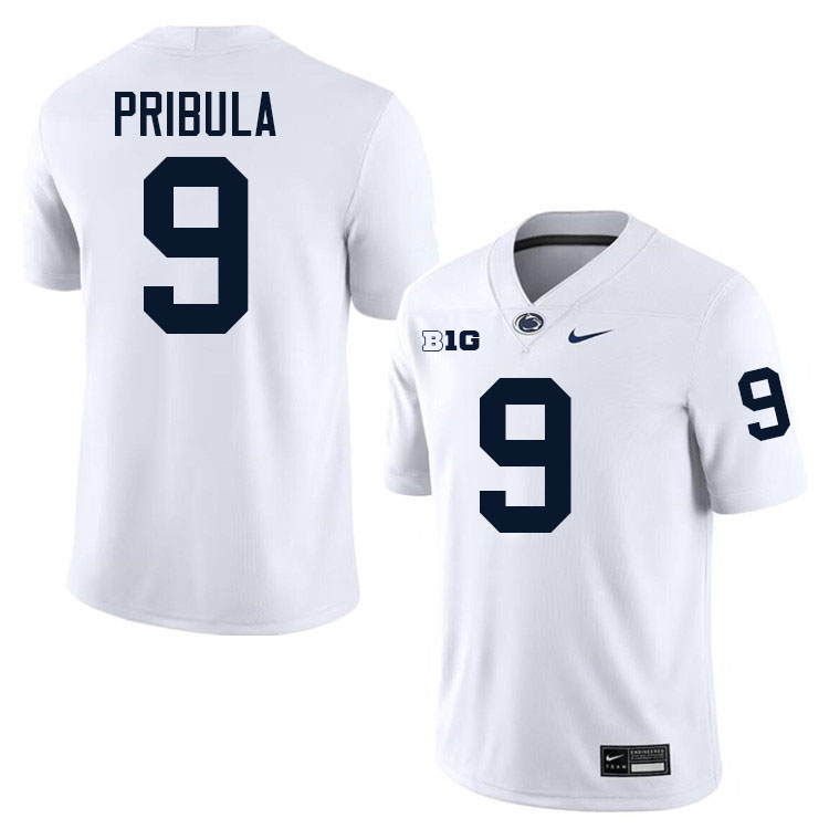 Beau Pribula Penn State Jersey,PSU Nittany Lions #9 Beau Pribula Football Uniforms-White Beau Pribula Penn State Jersey,PSU Nittany Lions #9 Beau Pribula Football Uniforms-White